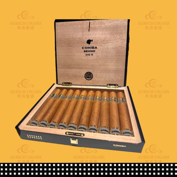 盒装外观打开 Cohiba Línea Behike BHK 58|高希霸貝依克系列BHK 58雪茄